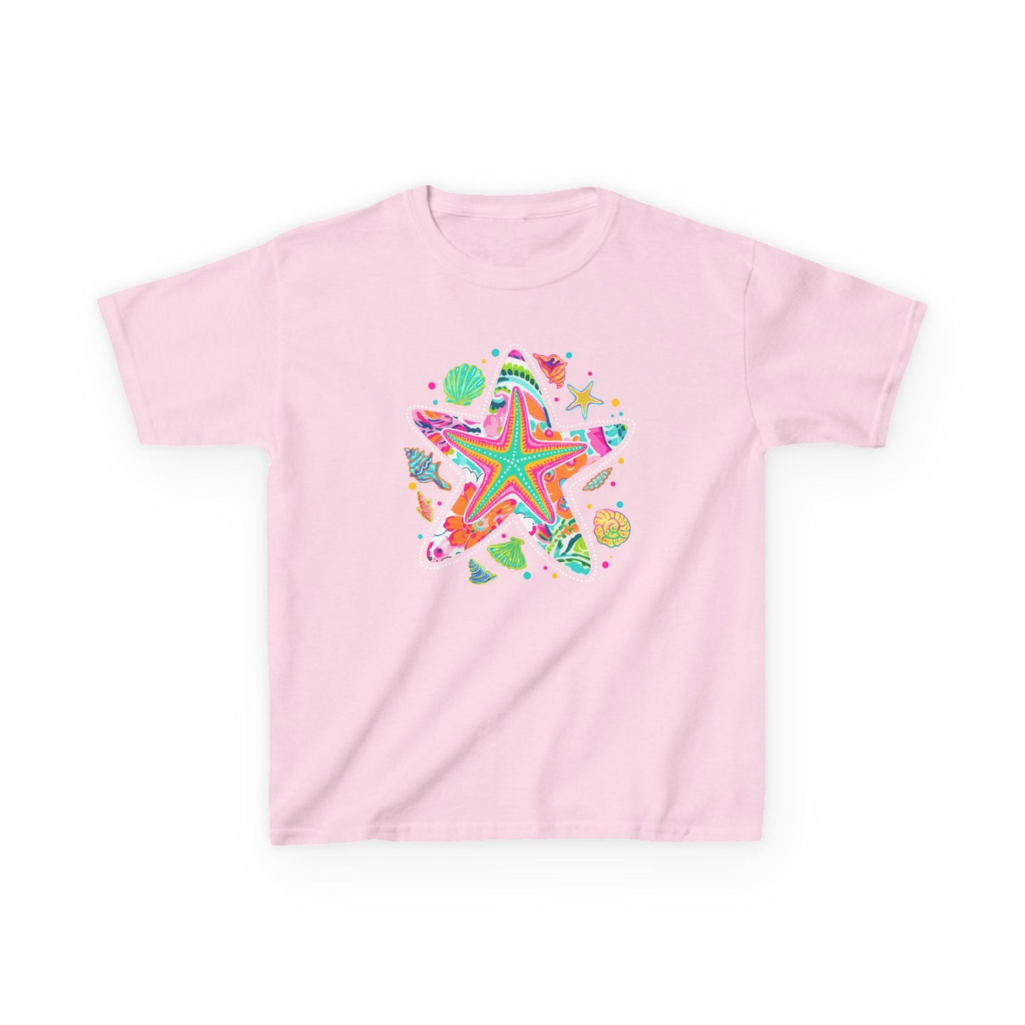 Colorful Starfish T-Shirt for Girls