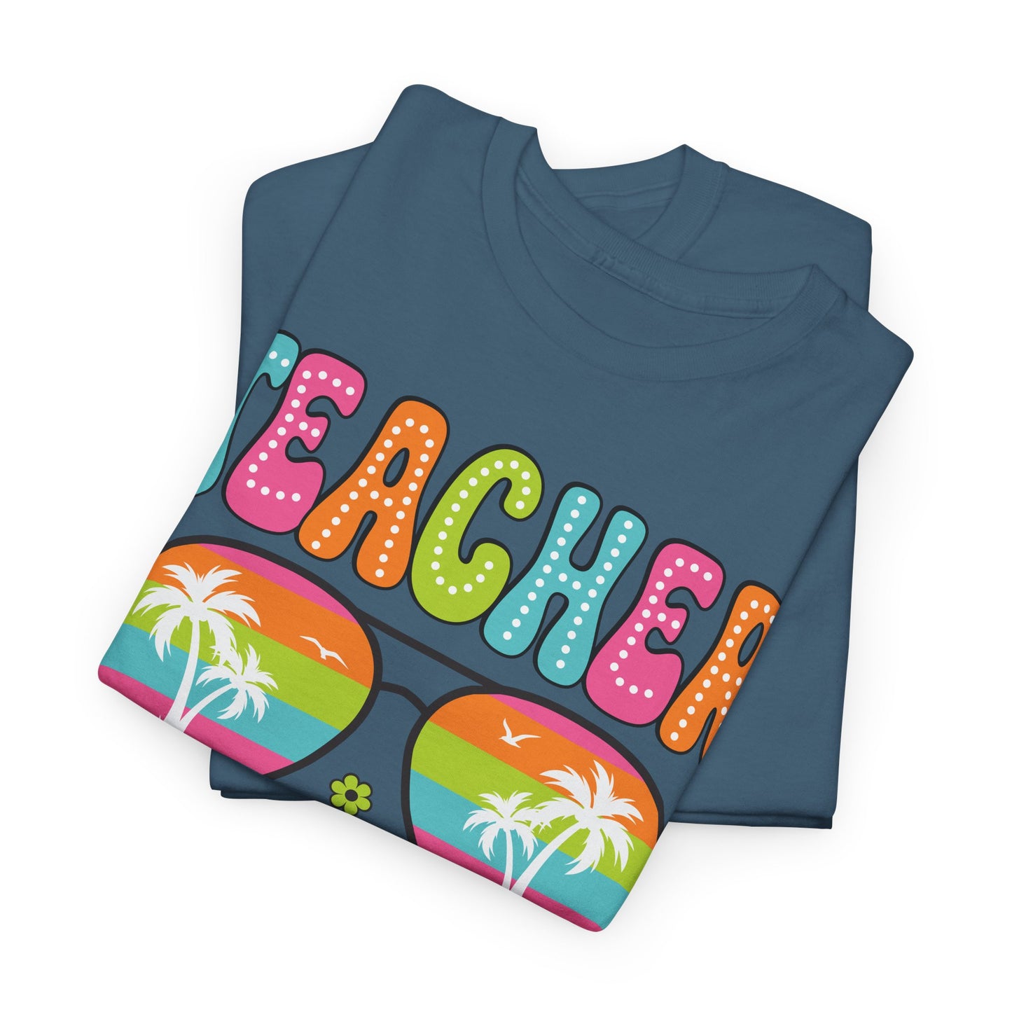 Teacher Off Duty Unisex Heavy Cotton Tee - Fun Summer Vibe T-Shirt