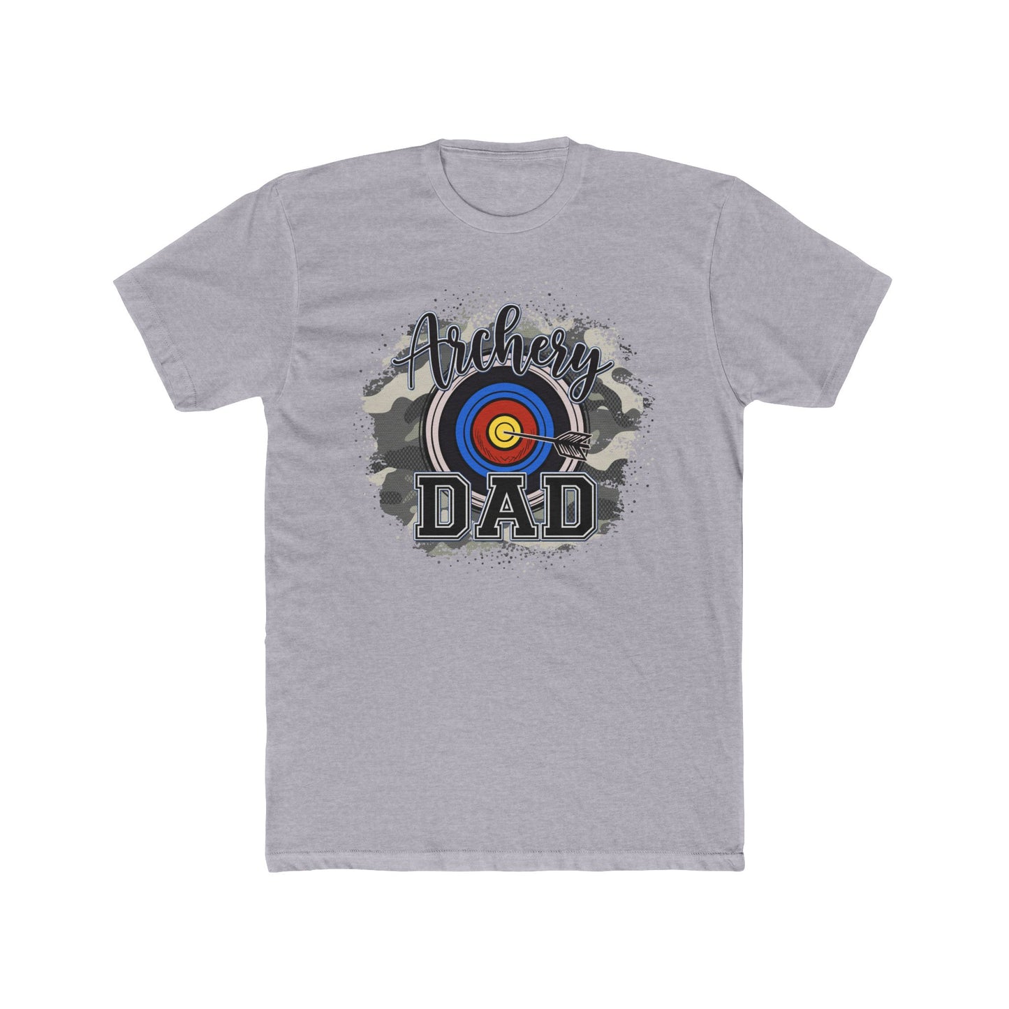 Archery Dad Unisex Cotton Crew Tee - Perfect Gift for Fathers, Archery Enthusiasts, Outdoor Lovers, Birthday Present, Father's Day Gift