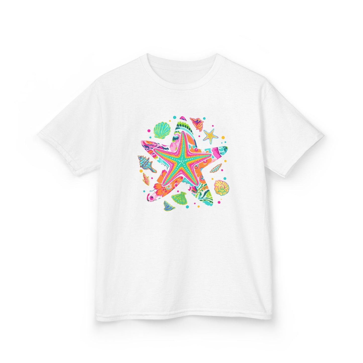 Colorful Starfish T-Shirt for Girls