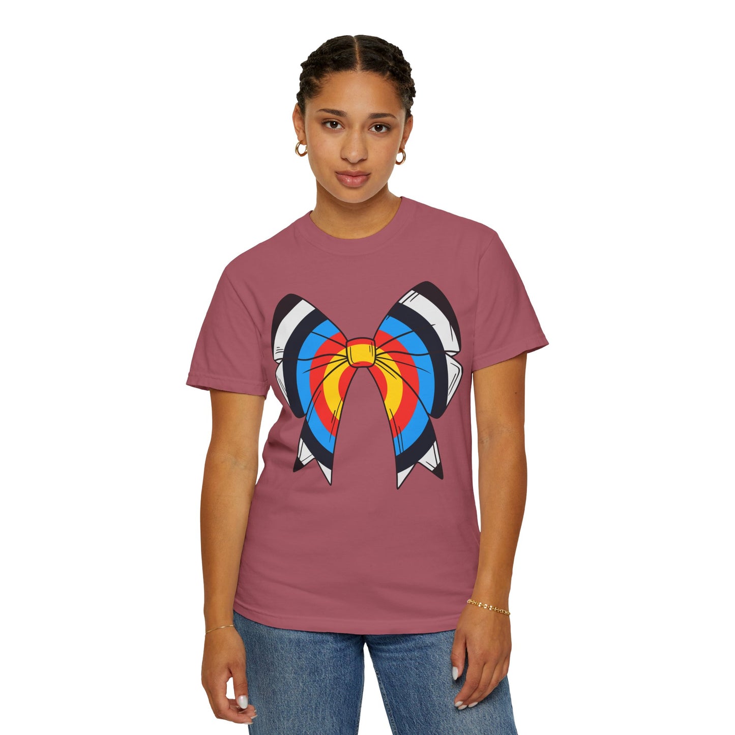 Archery Target Bow Unisex T-shirt - Archery Girl Tee