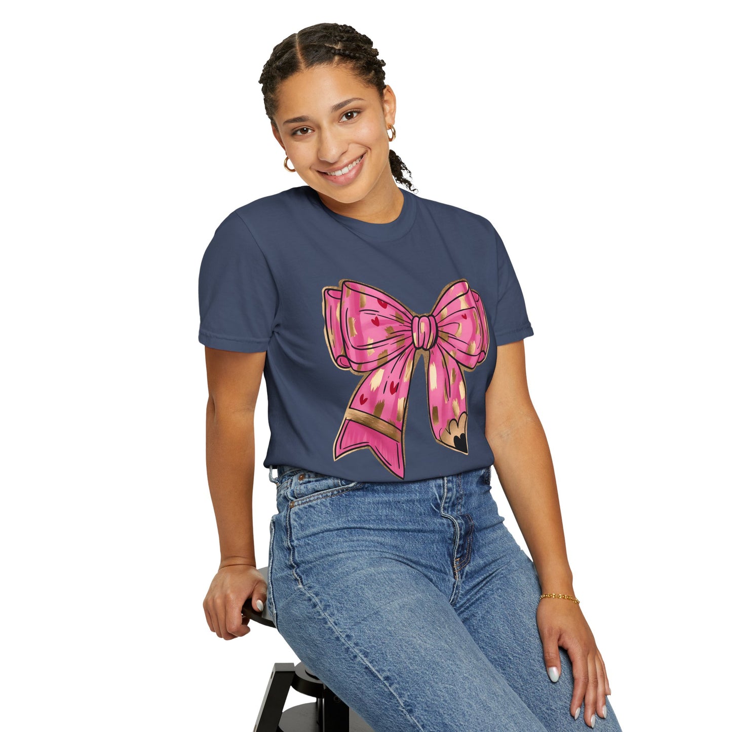 Cute Teacher Bow Tee