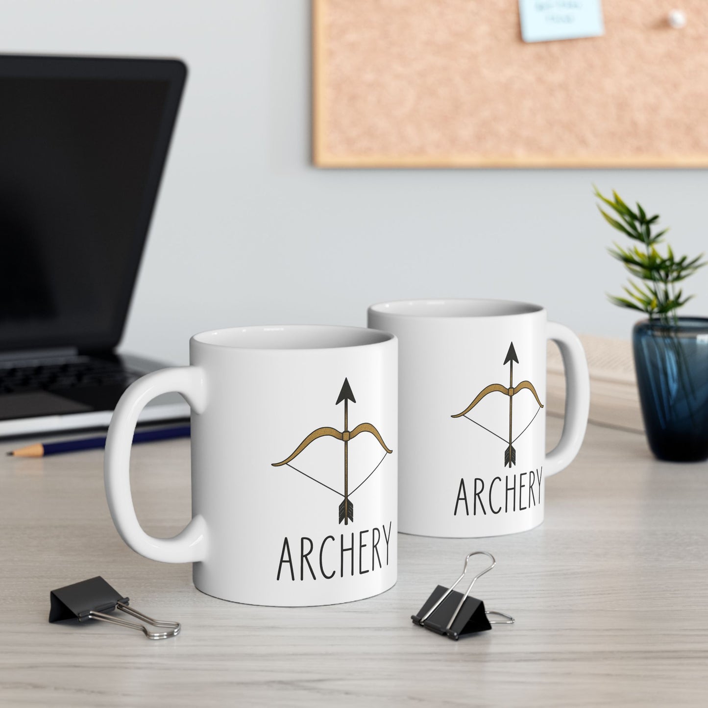 Archery Mug with Inspirational Quote, Coffee Cup Gift, Office Mug, Personalized Drinkware, Custom Tea Mug, Gift for Friends
