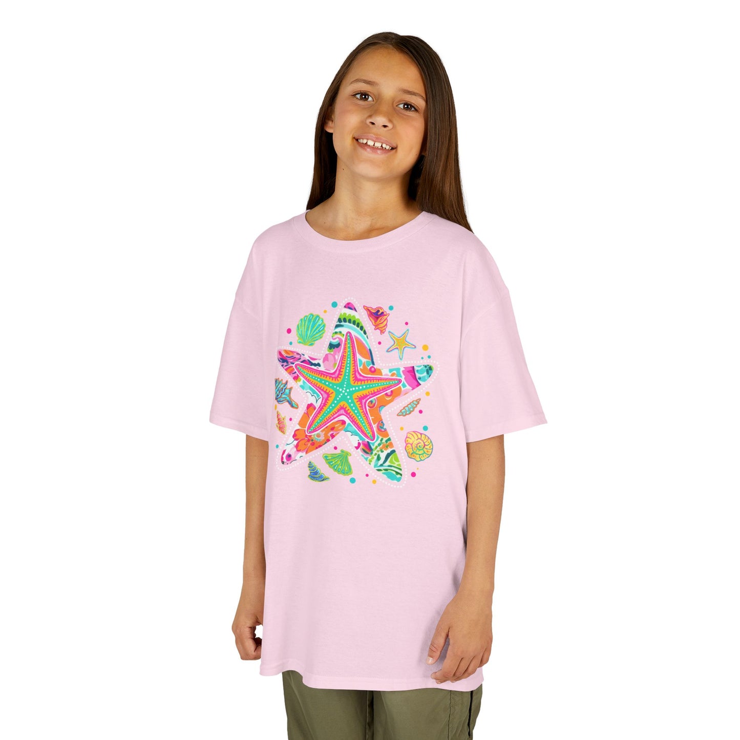 Colorful Starfish T-Shirt for Girls