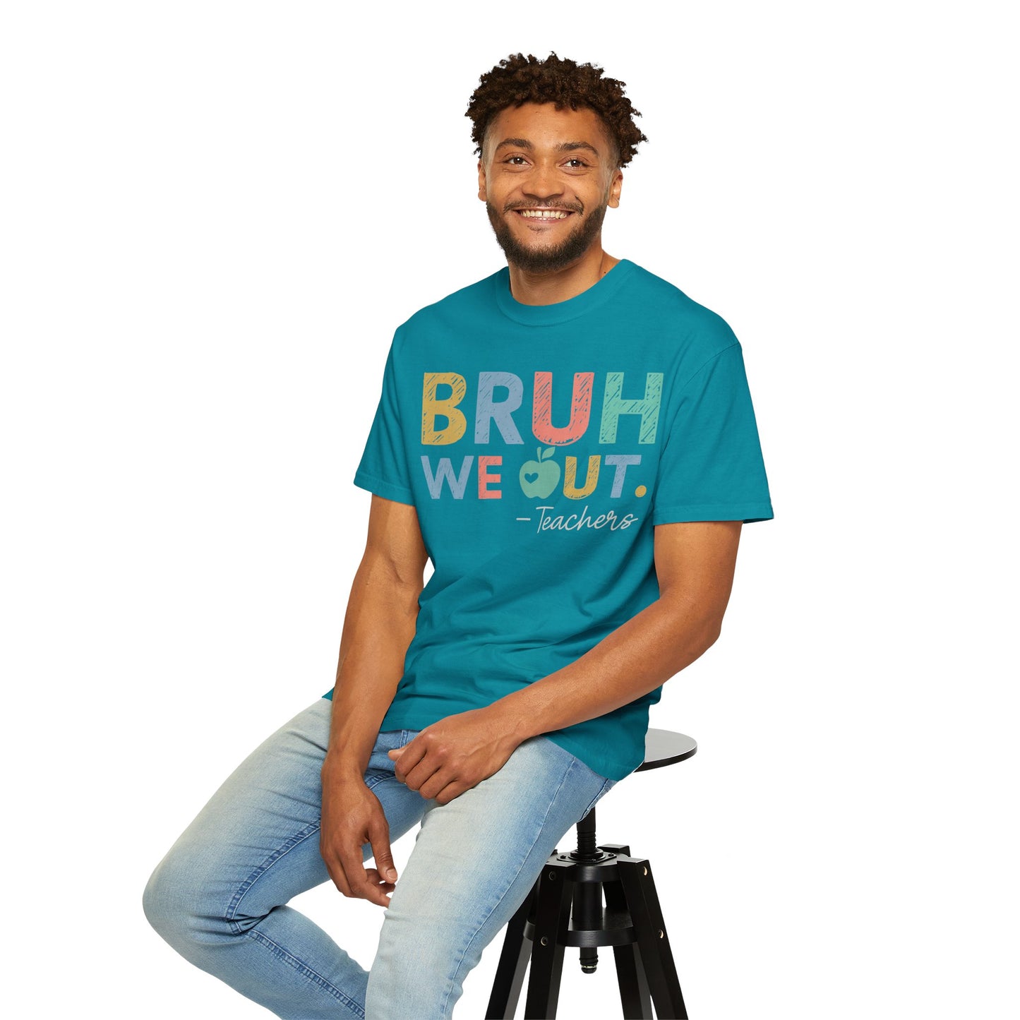 Unisex Teacher T-Shirt - 'Bruh We Out' Design