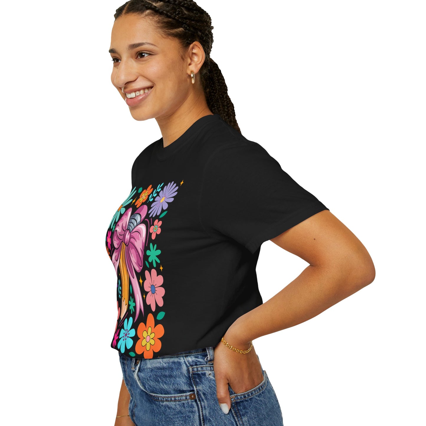 Teaching is a Work of Heart T-Shirt - Floral Design for Educators