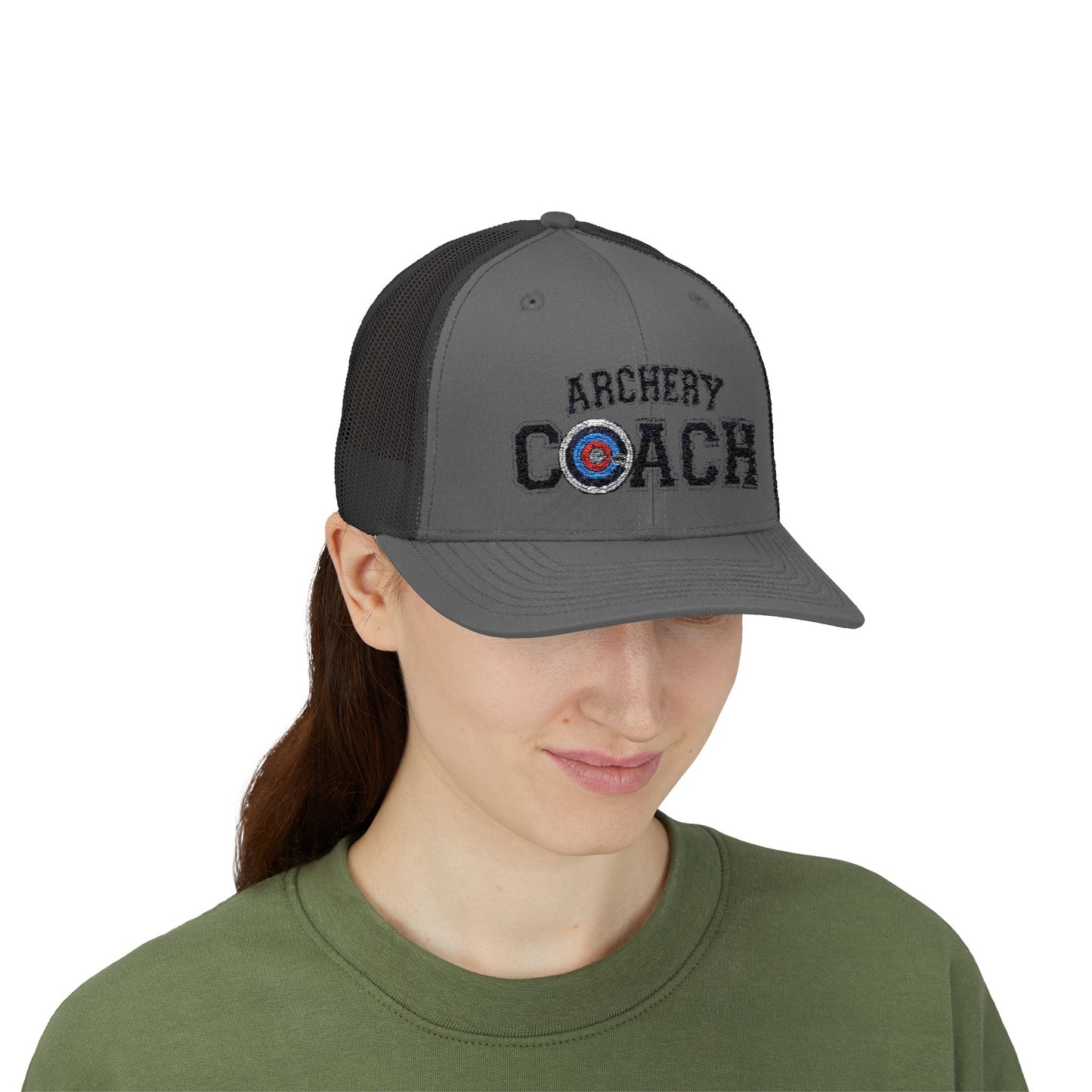 Archery Coach Snapback Trucker Cap
