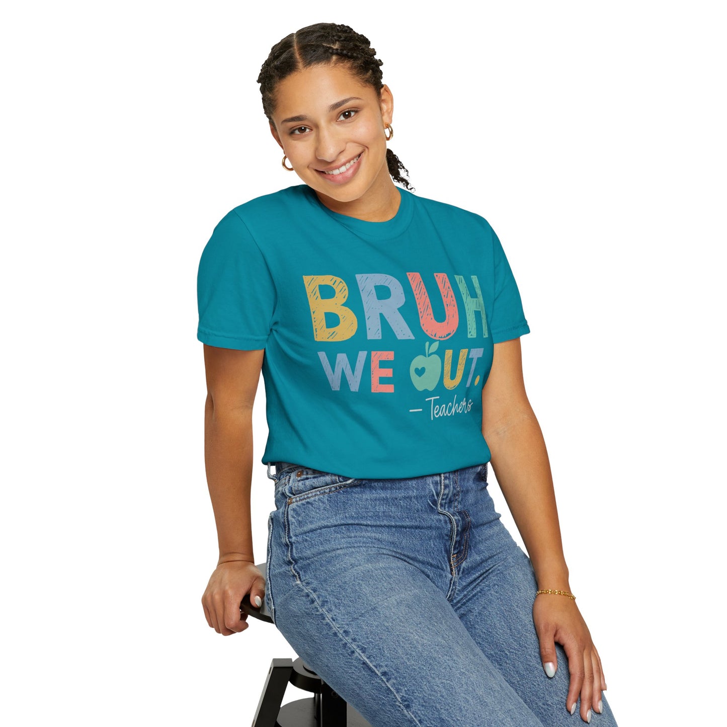 Unisex Teacher T-Shirt - 'Bruh We Out' Design