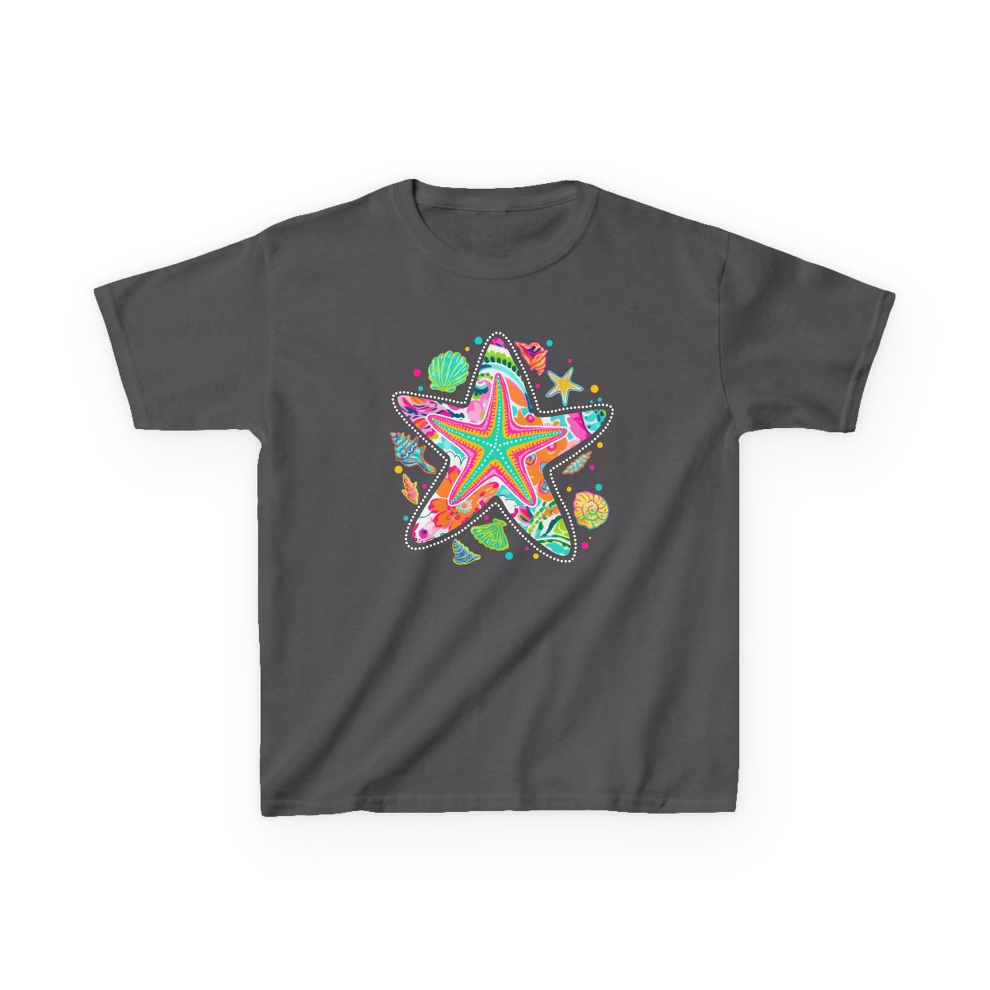 Colorful Starfish T-Shirt for Girls