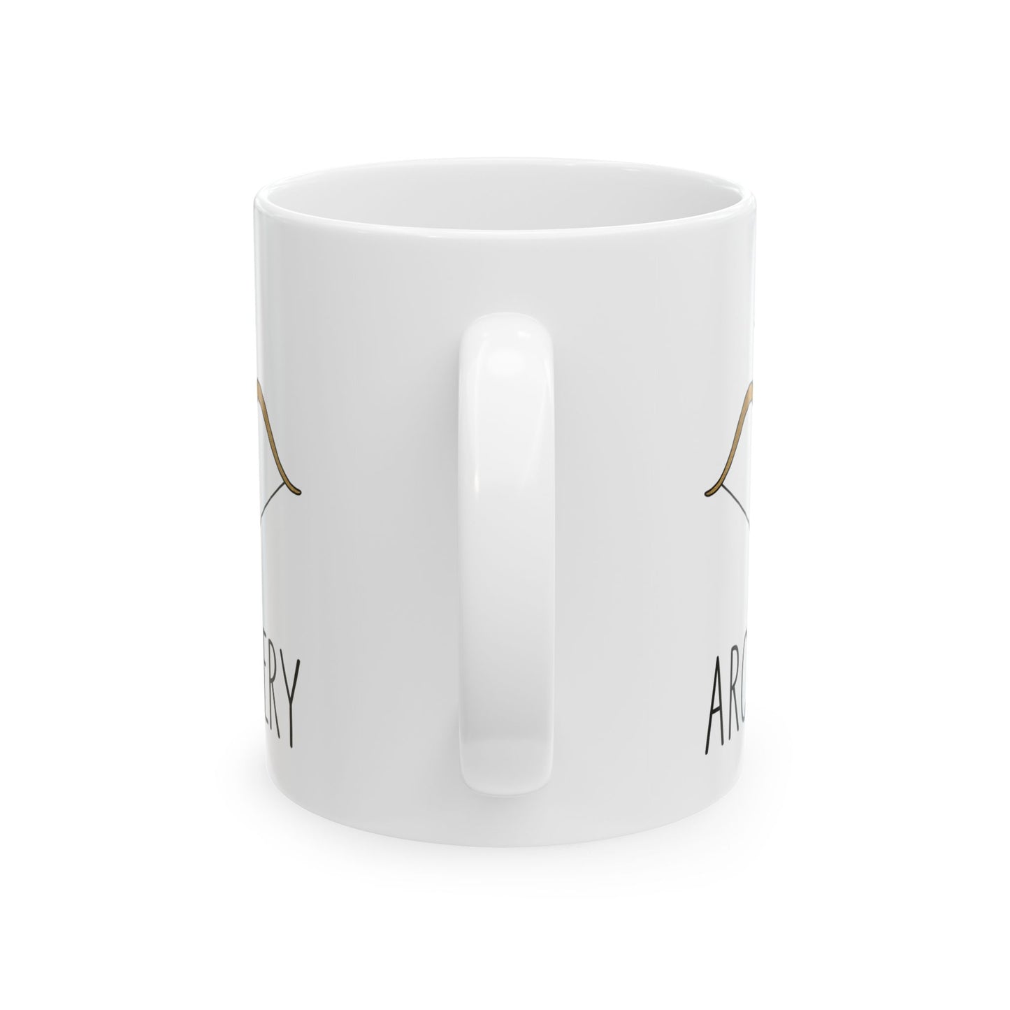 Archery Mug with Inspirational Quote, Coffee Cup Gift, Office Mug, Personalized Drinkware, Custom Tea Mug, Gift for Friends