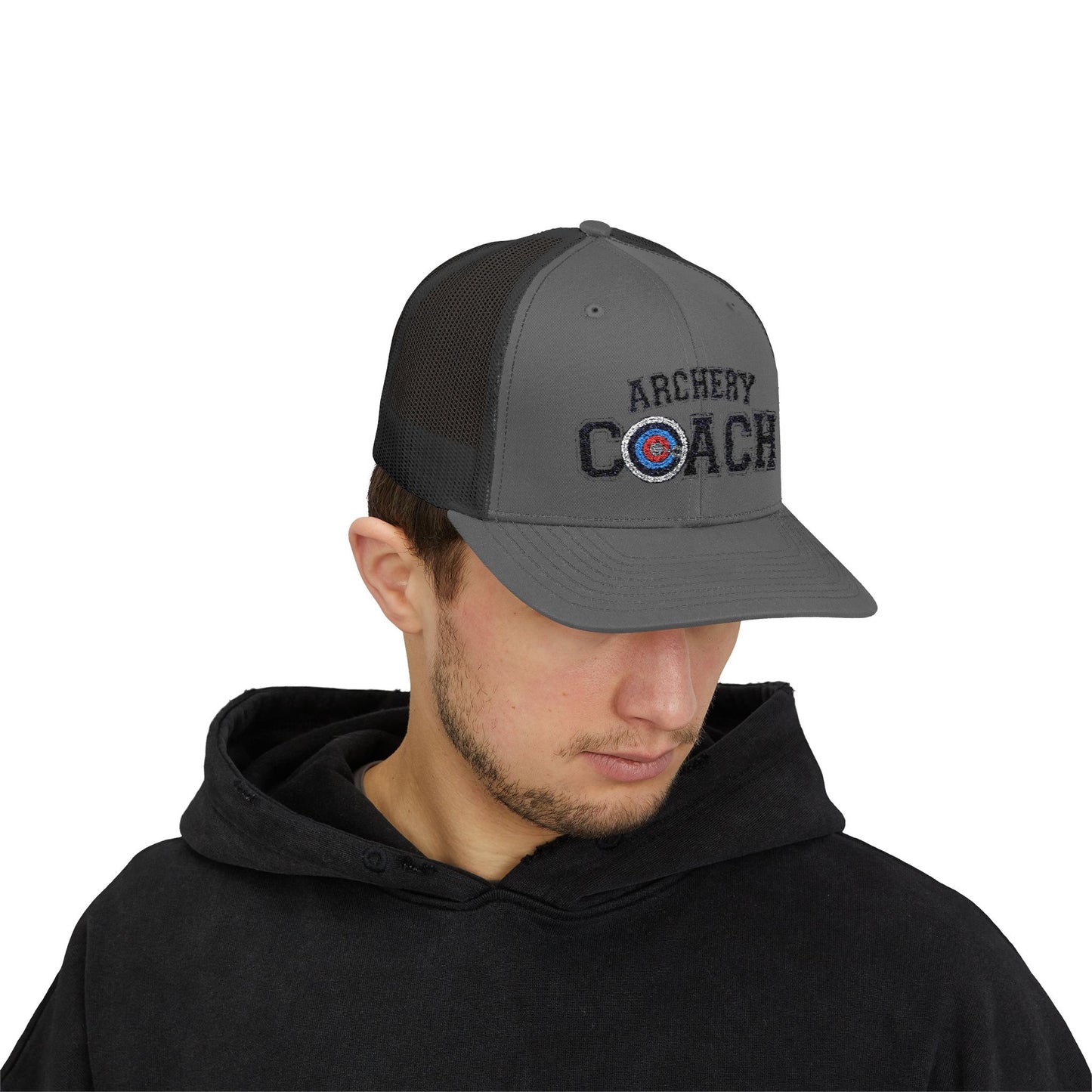Archery Coach Snapback Trucker Cap