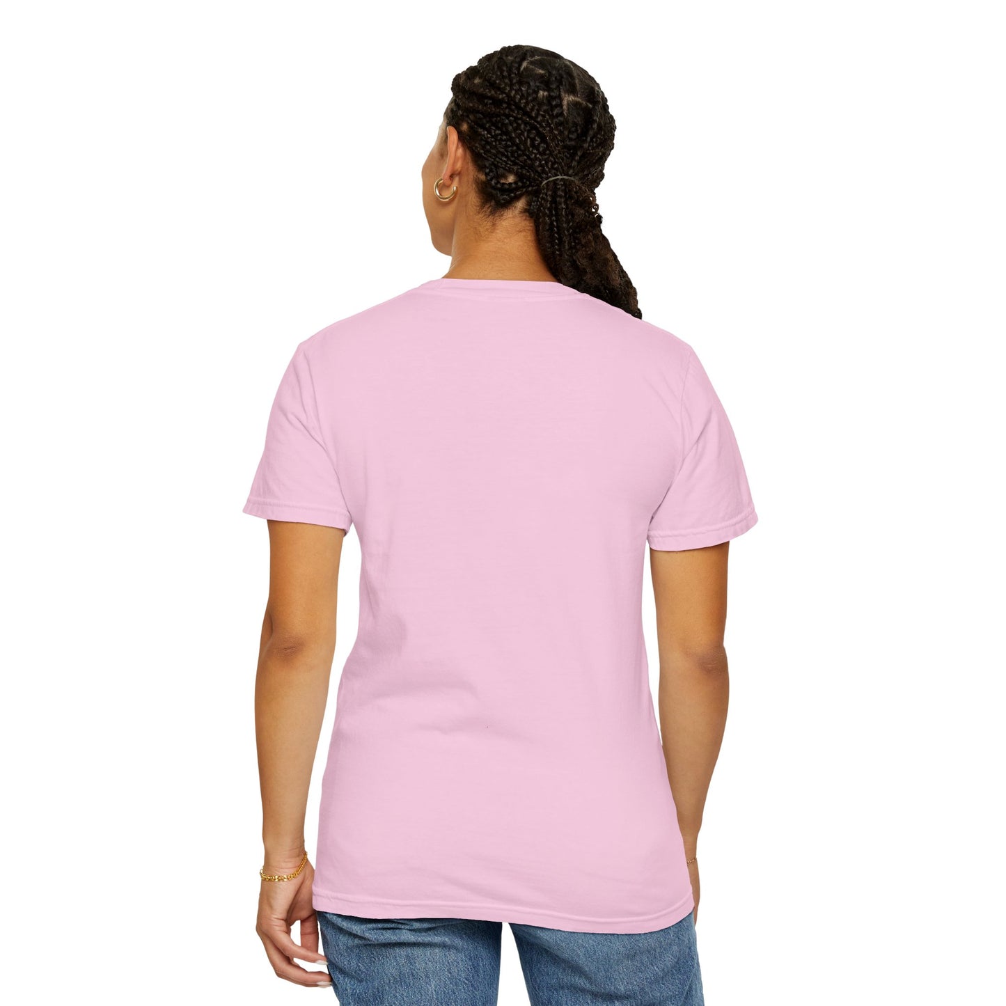 Coastal Charm Unisex Garment-Dyed T-Shirt with Nautical Bows