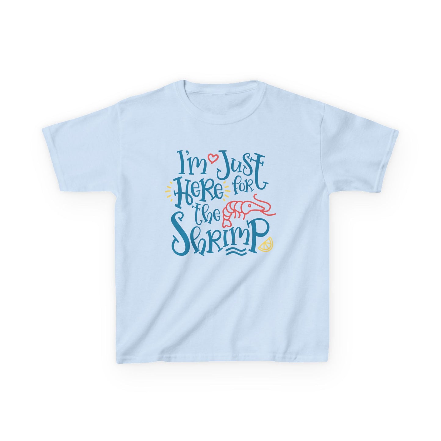 Kids Tee - Cute Summer Shrimp Design
