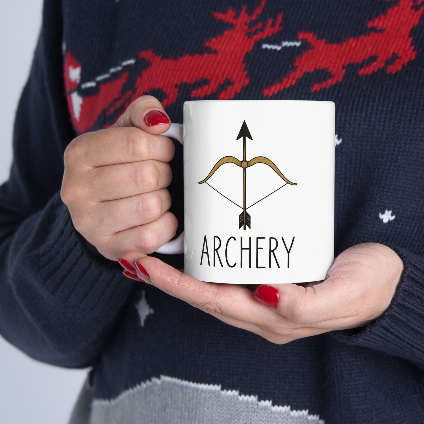 Archery Mug with Inspirational Quote, Coffee Cup Gift, Office Mug, Personalized Drinkware, Custom Tea Mug, Gift for Friends