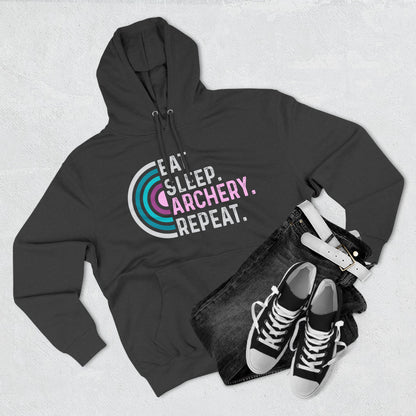 Eat Sleep Archery Repeat Hoodie, Cozy Fleece Hoodie for Archery Lovers, Gift for Archers, Sportswear for Outdoor Enthusiasts, Unique [...]