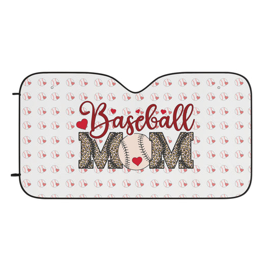 Baseball Mom Sunshade for car