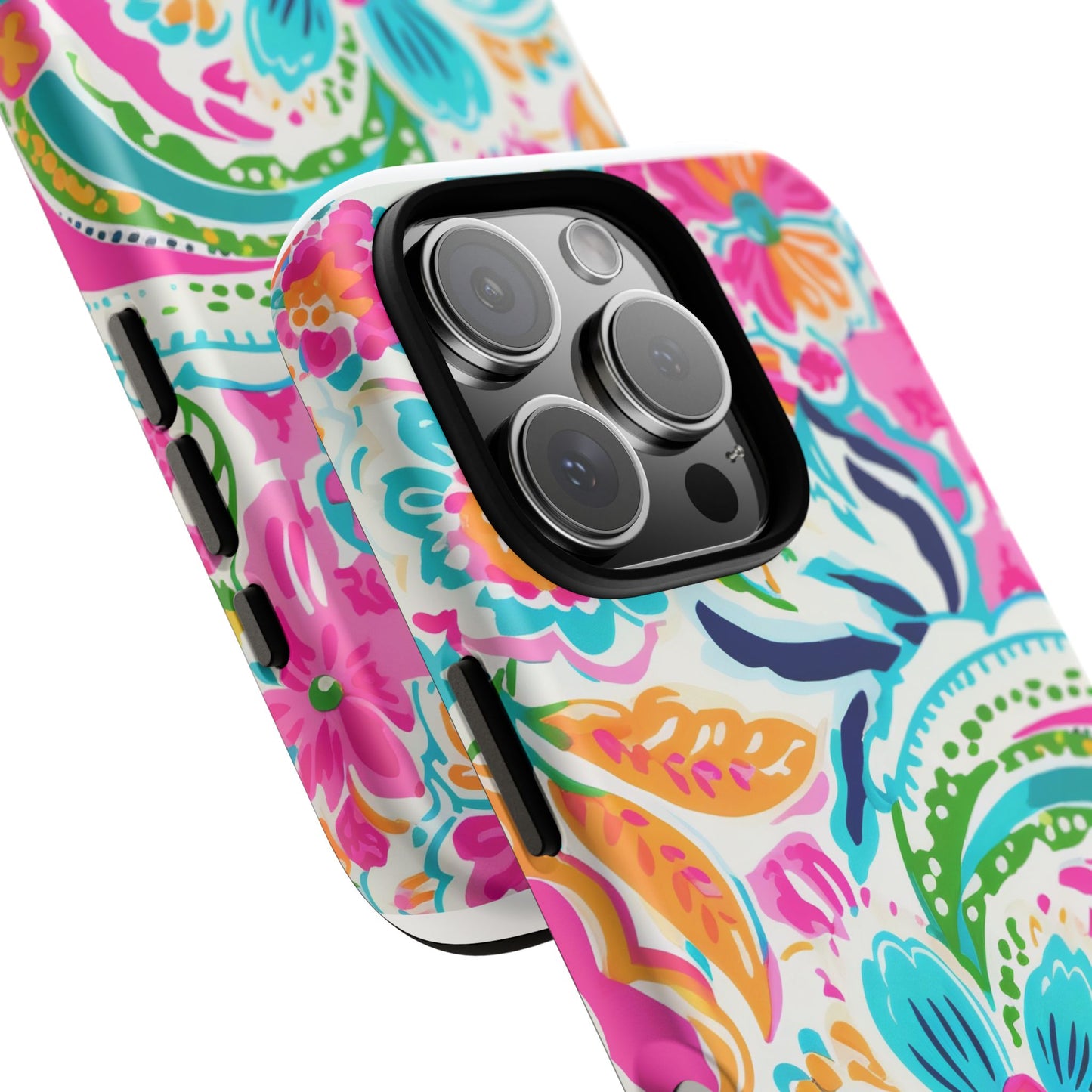 Vibrant Floral Phone Case - Tough & Stylish Protection