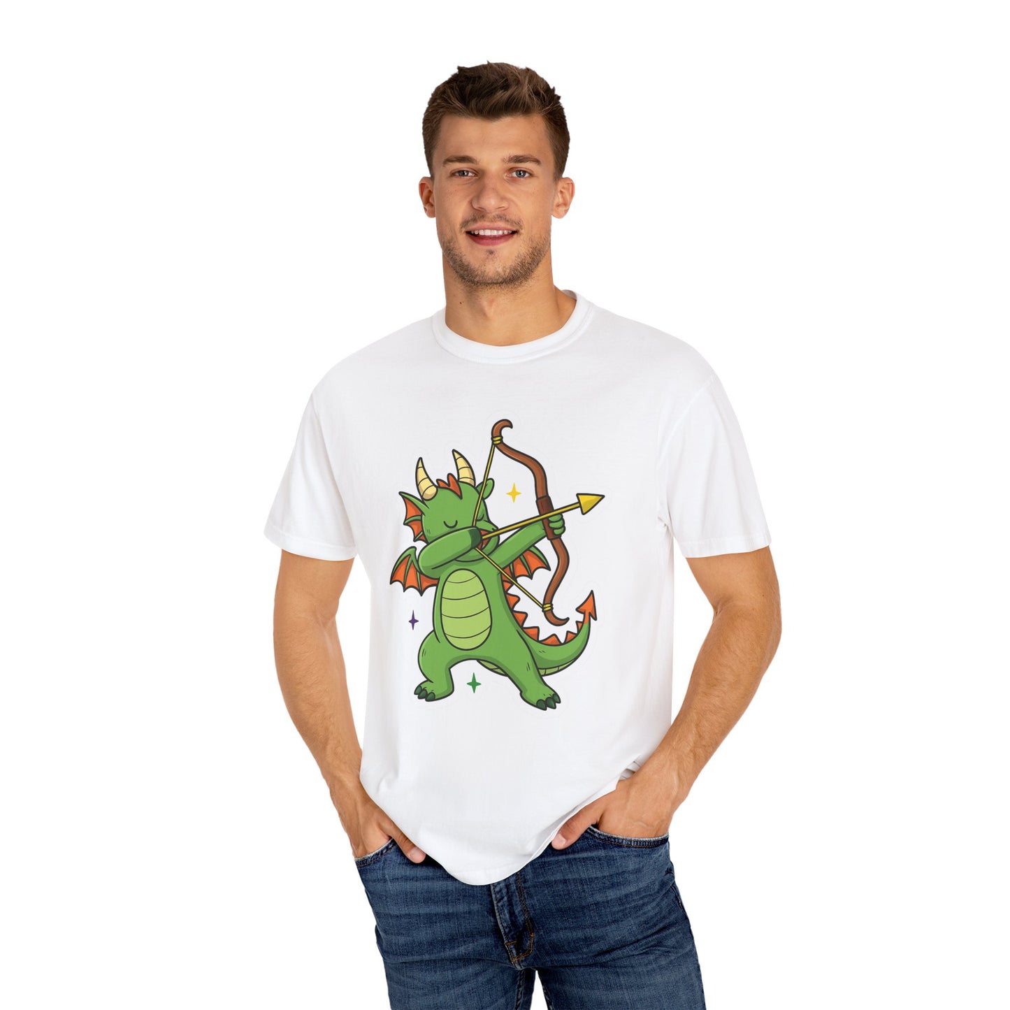 Dragon Archer T-Shirt | Cute Gift for Kids, Fantasy Fans, Birthday, Anime Lovers, Playful Apparel