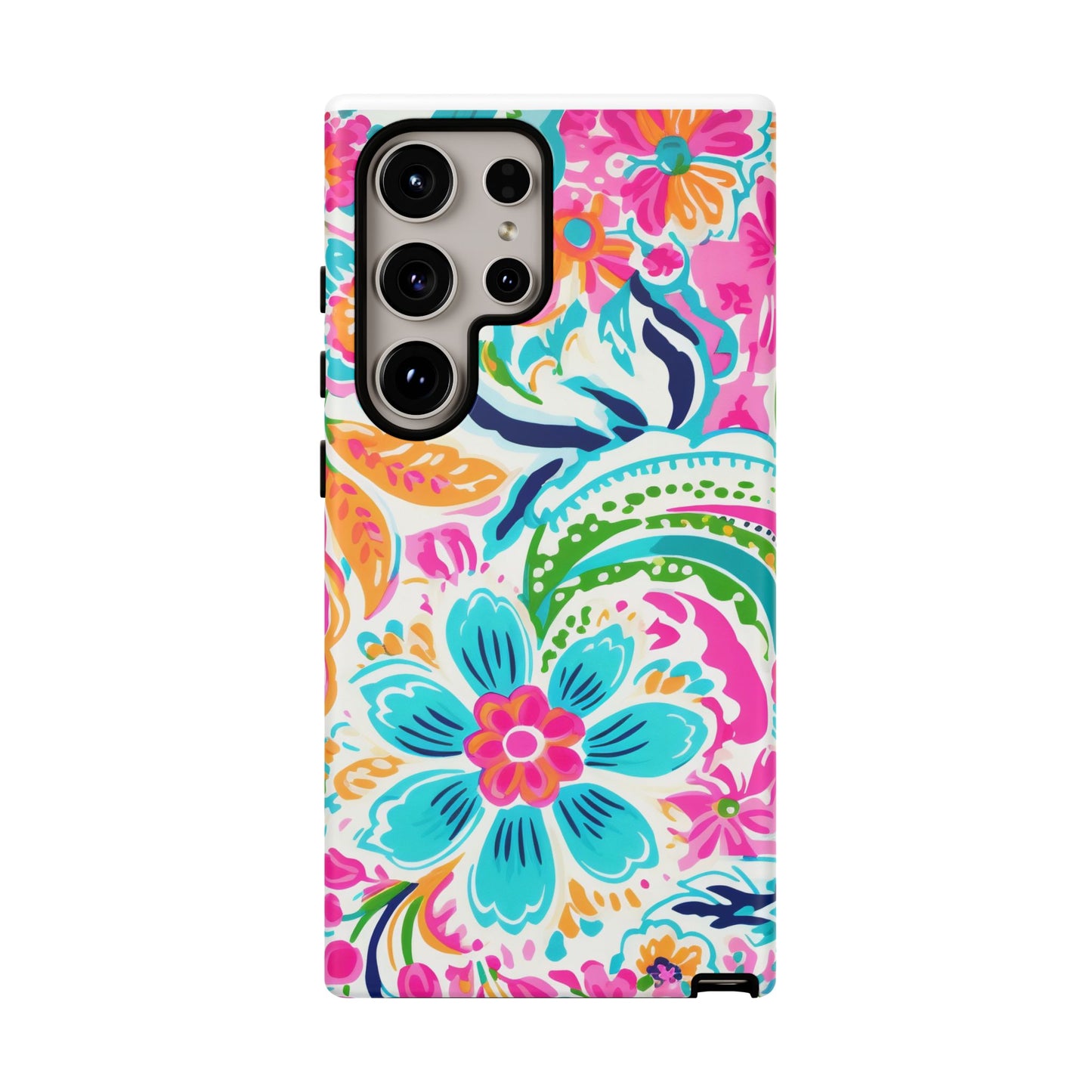 Vibrant Floral Phone Case - Tough & Stylish Protection