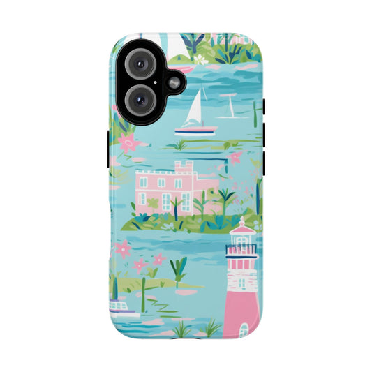 Tough Cases: Tropical Paradise Phone Case - Stylish Protection for Beach Lovers