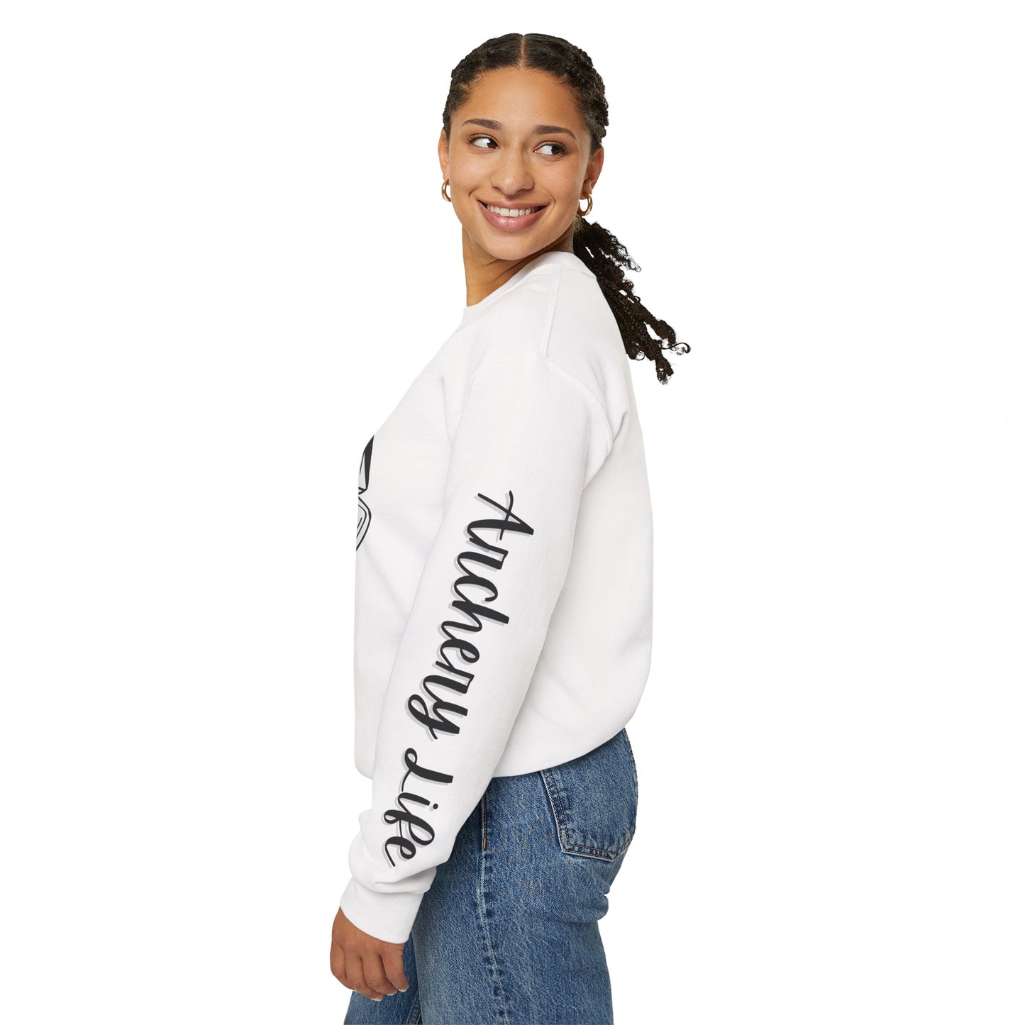 Archery Life Target Bow Crewneck Sweatshirt
