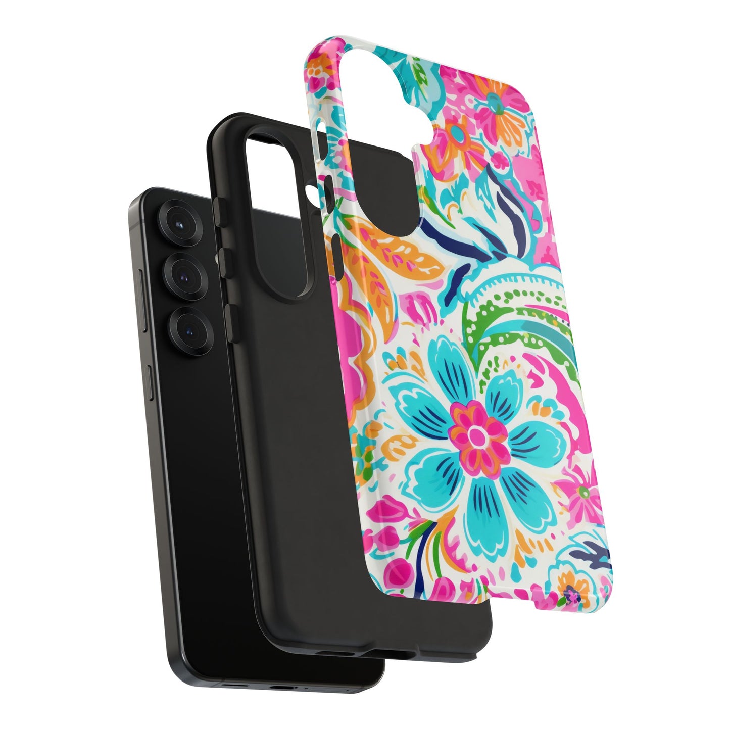 Vibrant Floral Phone Case - Tough & Stylish Protection