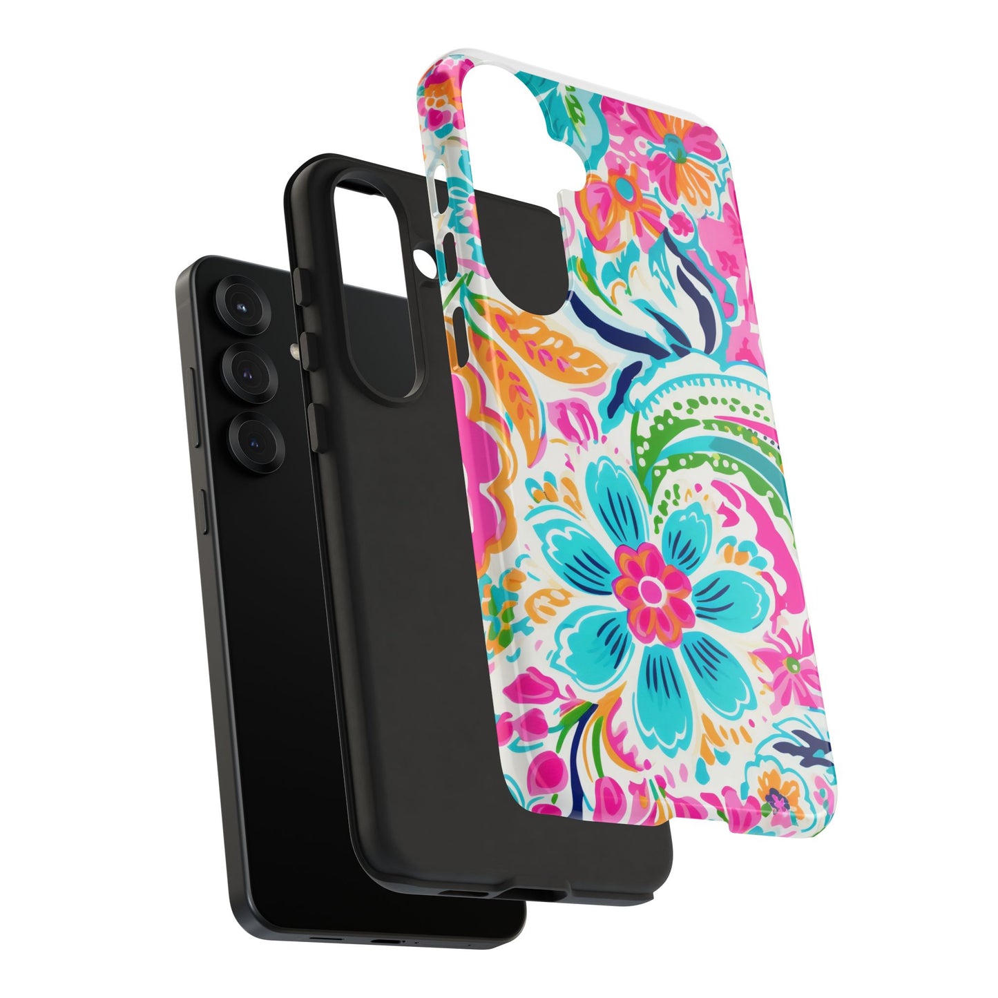 Vibrant Floral Phone Case - Tough & Stylish Protection