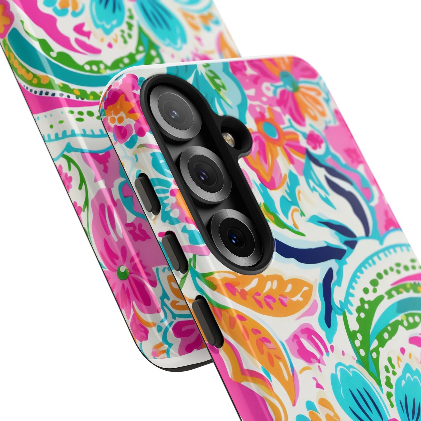 Vibrant Floral Phone Case - Tough & Stylish Protection