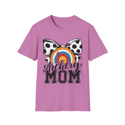 Archery Mom Graphic T-Shirt | Unisex Softstyle Tee for Proud Archery Moms