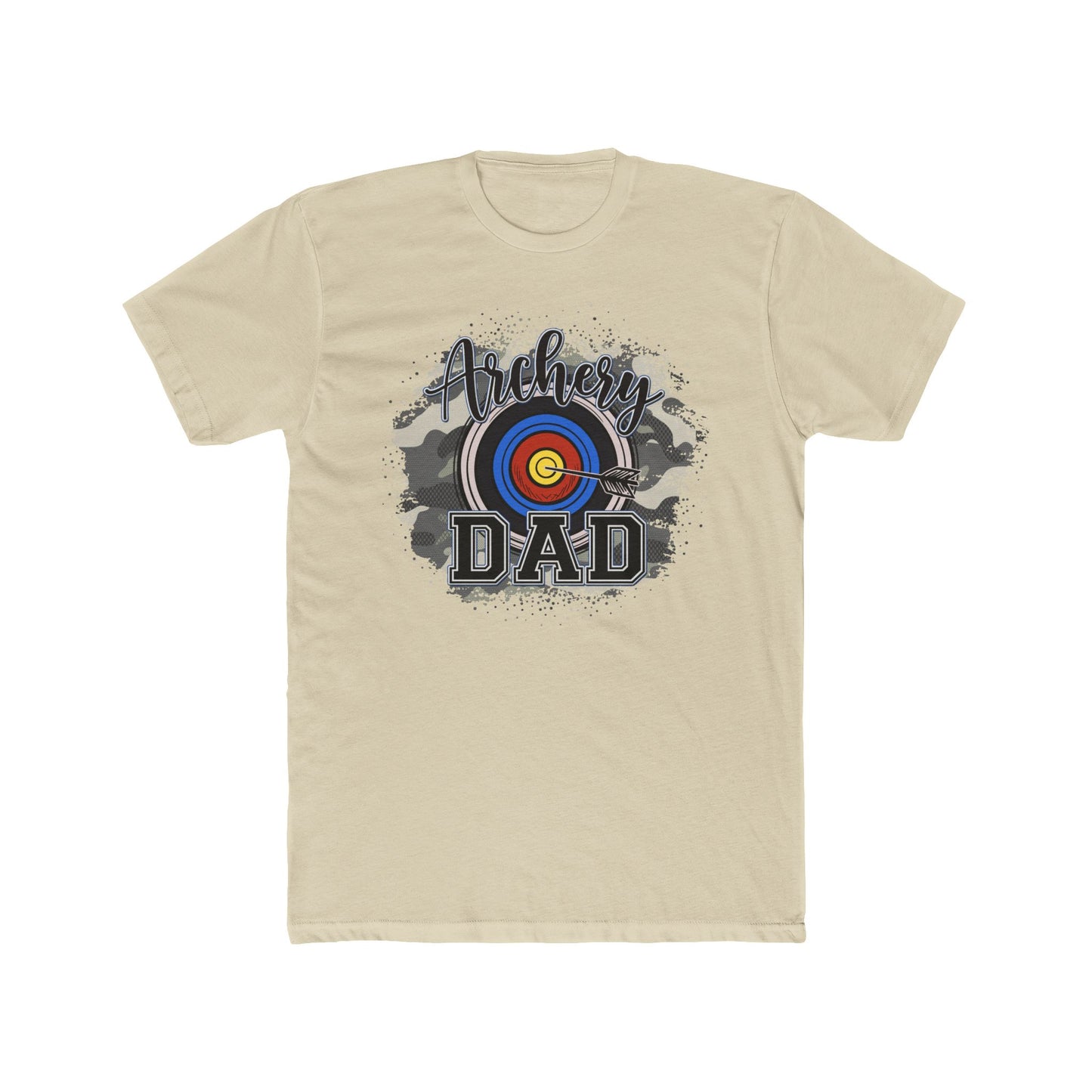 Archery Dad Unisex Cotton Crew Tee - Perfect Gift for Fathers, Archery Enthusiasts, Outdoor Lovers, Birthday Present, Father's Day Gift