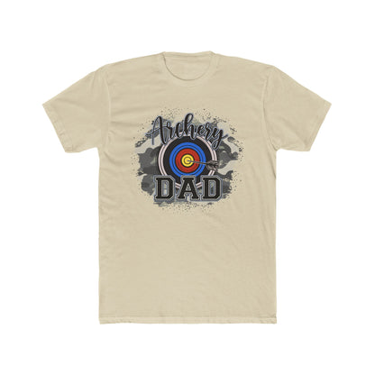 Archery Dad Unisex Cotton Crew Tee - Perfect Gift for Fathers, Archery Enthusiasts, Outdoor Lovers, Birthday Present, Father's Day Gift