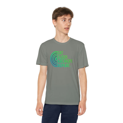 Youth Archery Tee - Eat Sleep Archery Repeat Shirt, Gift for Archers, Casual Sportswear, Kids Competitor Top, Archery Event Outfit