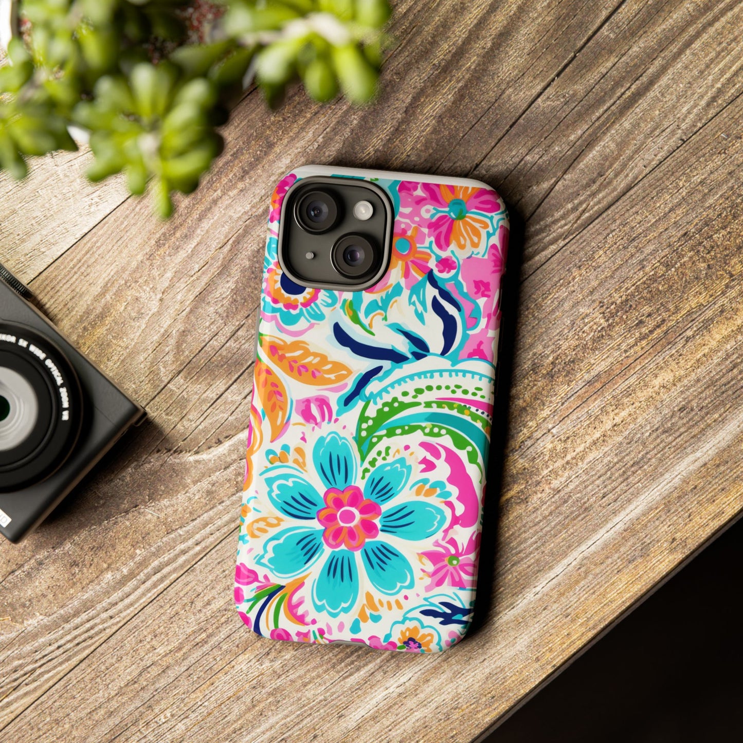 Vibrant Floral Phone Case - Tough & Stylish Protection