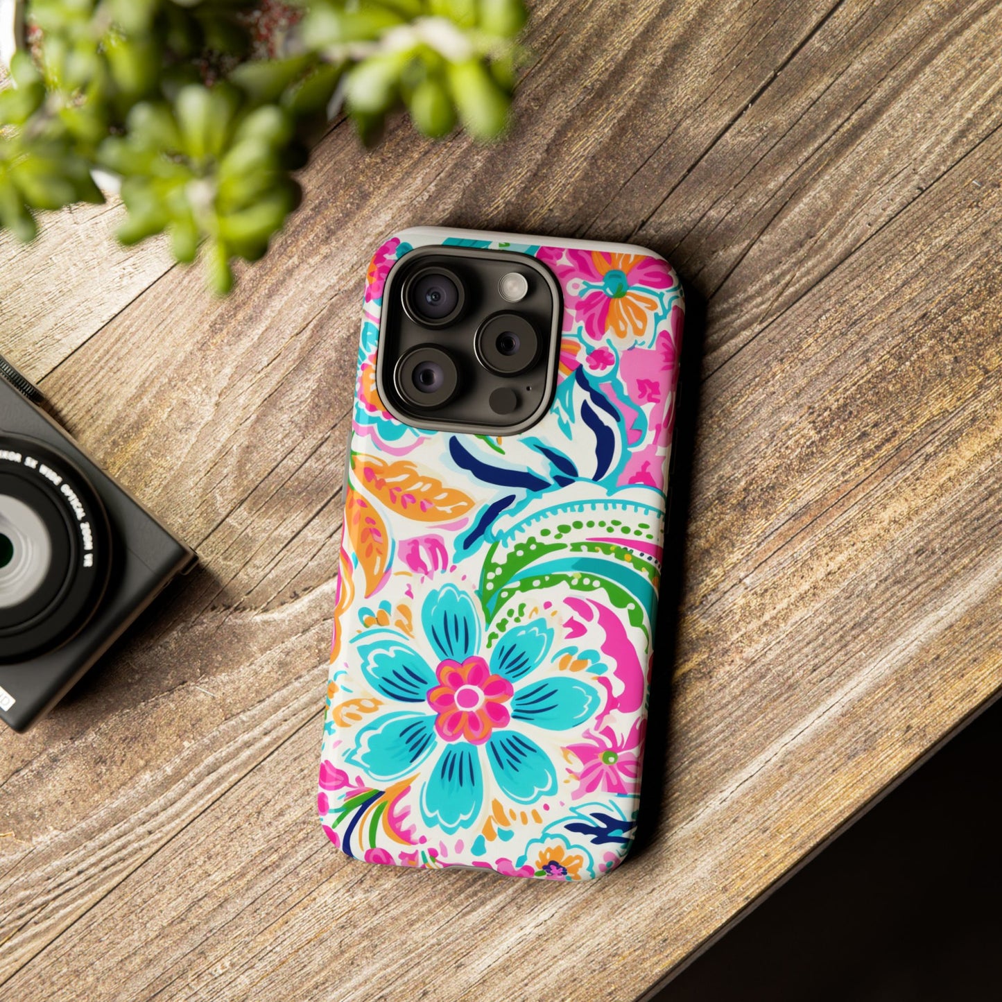 Vibrant Floral Phone Case - Tough & Stylish Protection