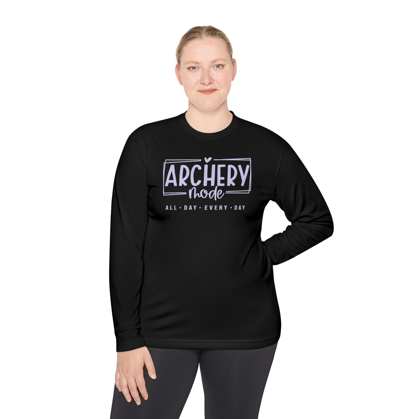 Unisex Archery Long Sleeve Tee, Perfect for Sports Enthusiasts, Gift for Archery Lovers, Outdoor Activities, Everyday Casual Wear