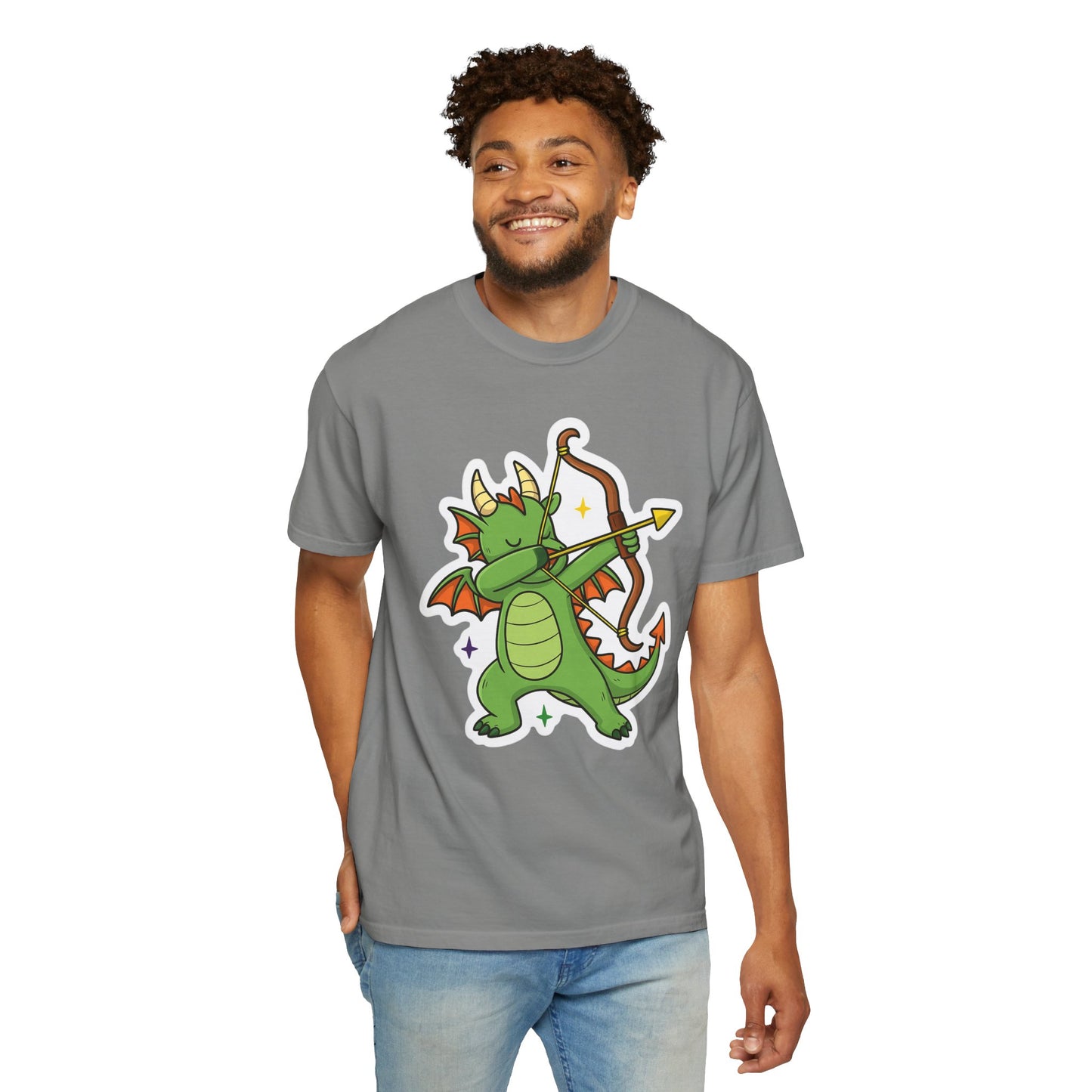 Dragon Archer T-Shirt | Cute Gift for Kids, Fantasy Fans, Birthday, Anime Lovers, Playful Apparel