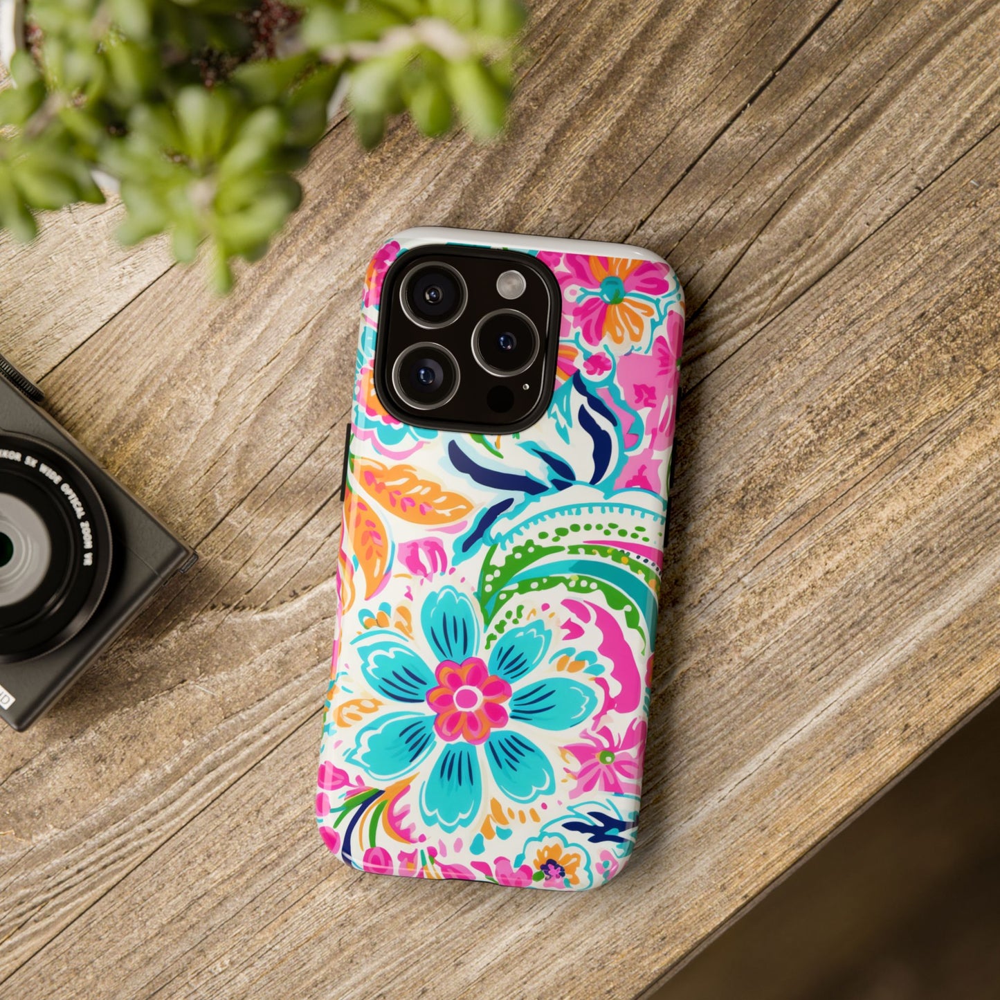 Vibrant Floral Phone Case - Tough & Stylish Protection