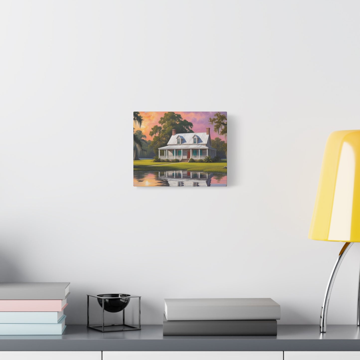 Scenic Southern Home Canvas Print - Tranquil Nature Art