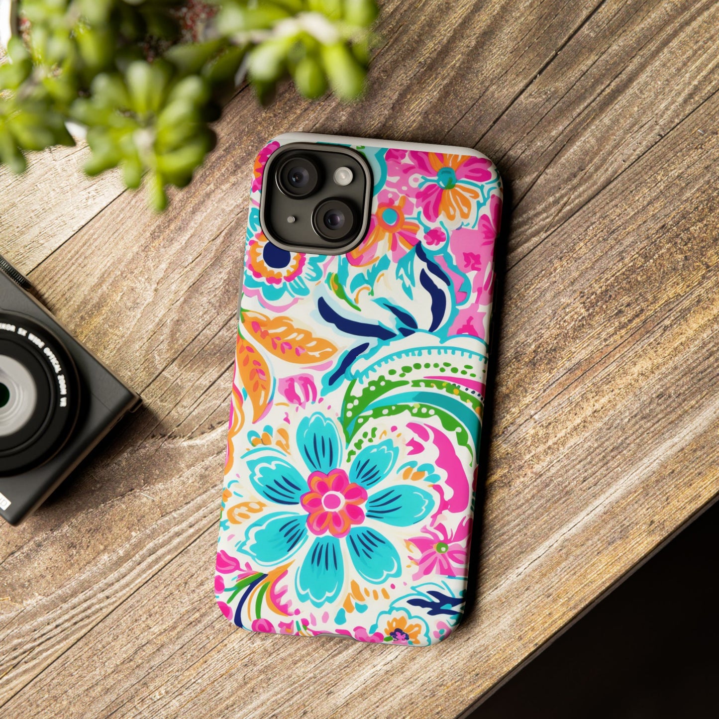 Vibrant Floral Phone Case - Tough & Stylish Protection