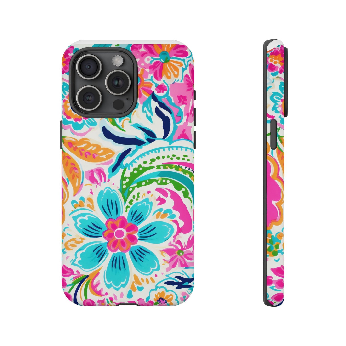 Vibrant Floral Phone Case - Tough & Stylish Protection