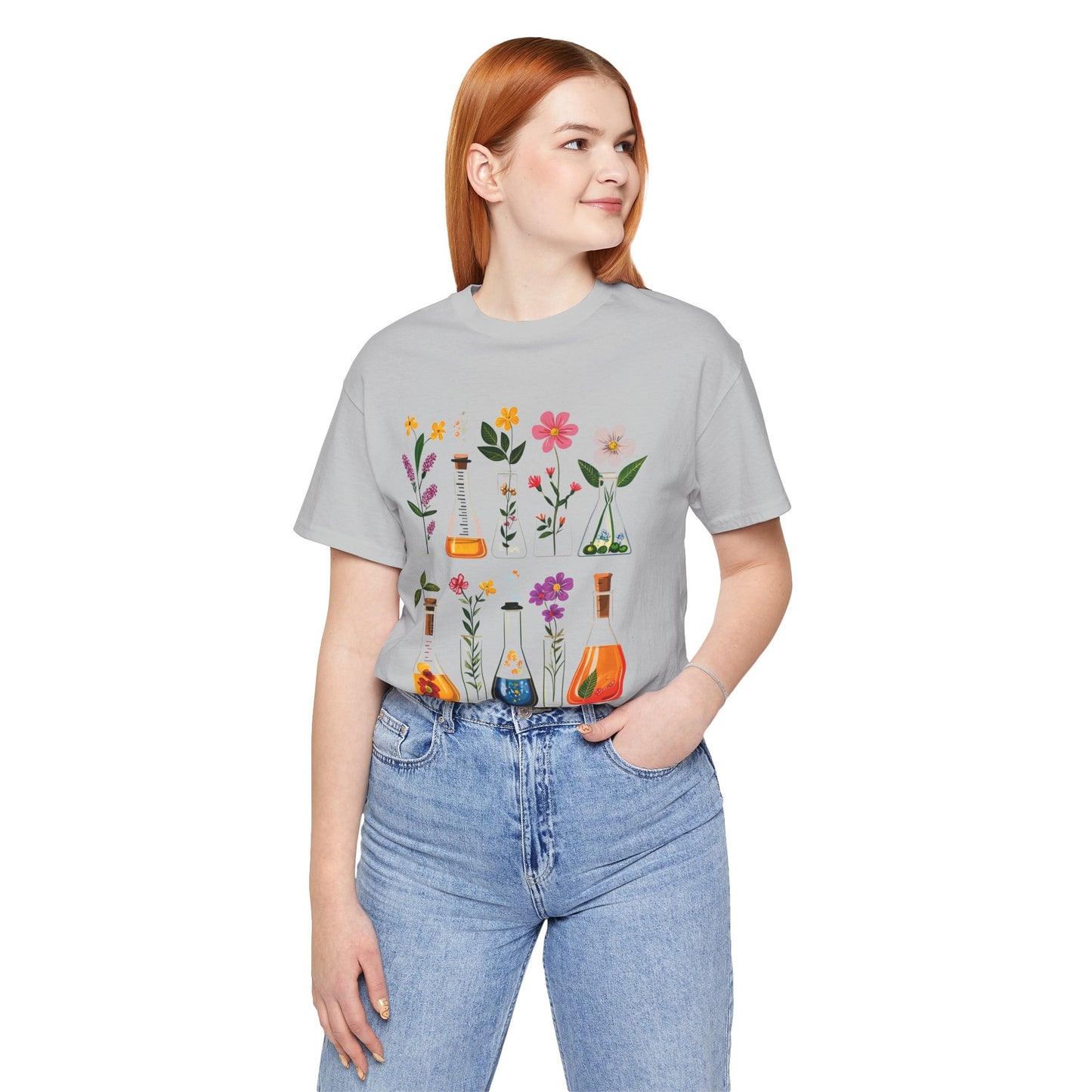 Floral Science Unisex Tee - Perfect for Gardeners & Nature Lovers