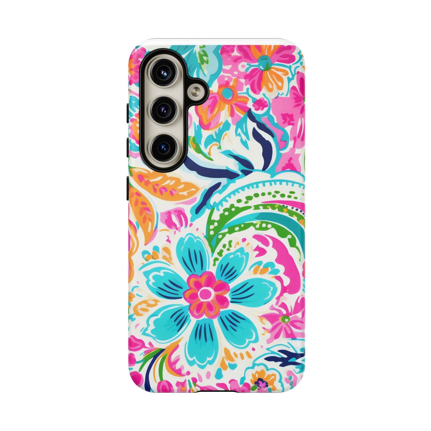 Vibrant Floral Phone Case - Tough & Stylish Protection