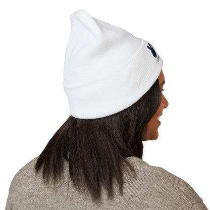 Embroidered Peace and Love Archery Cuffed Beanie | Cozy Winter Hat | Gift for Friends | Fashion Accessory | Trendy Headwear