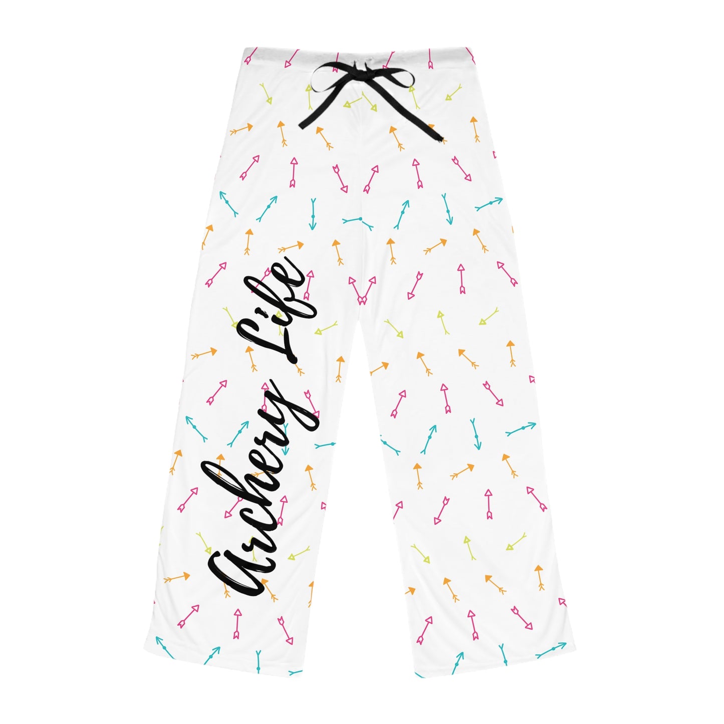 Chic Archery Pajama Pants, Women's Lounge Wear, Cute Gift for Archers, Cozy Homewear, Fun Sleep Pants
