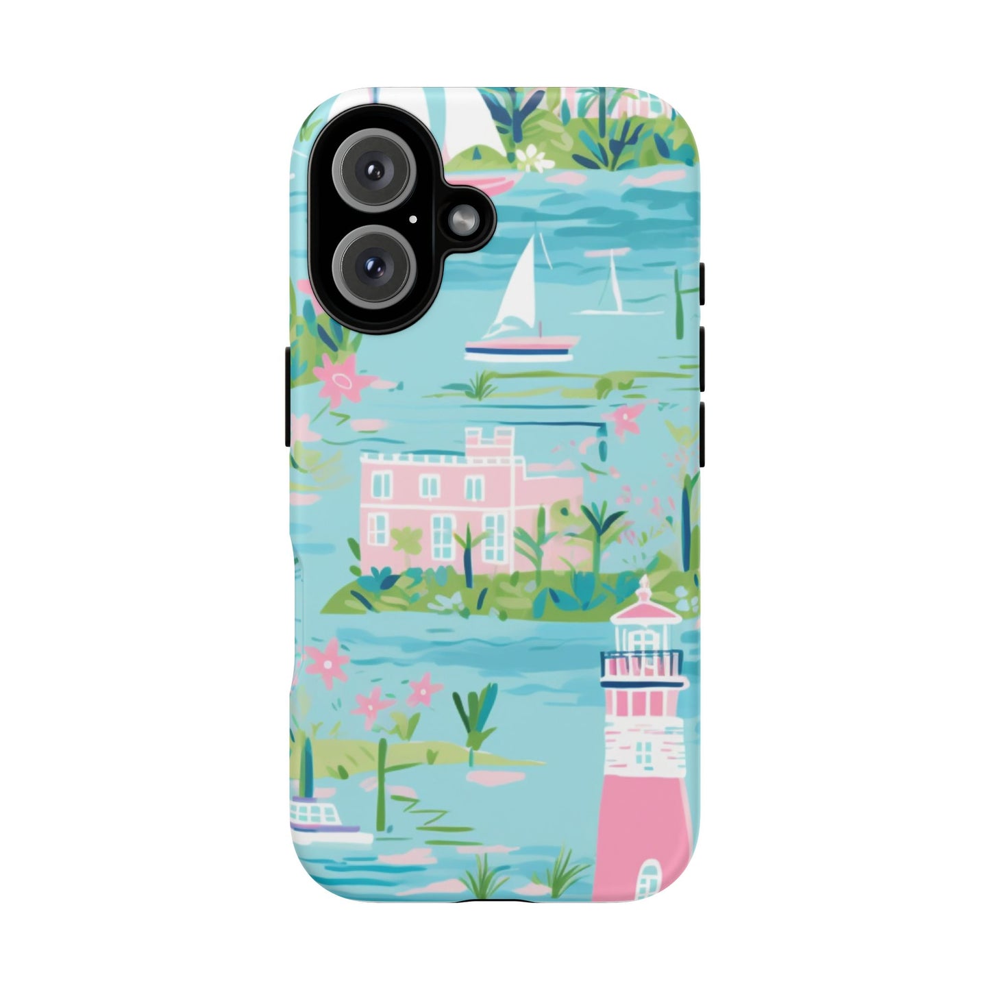 Tough Cases: Tropical Paradise Phone Case - Stylish Protection for Beach Lovers