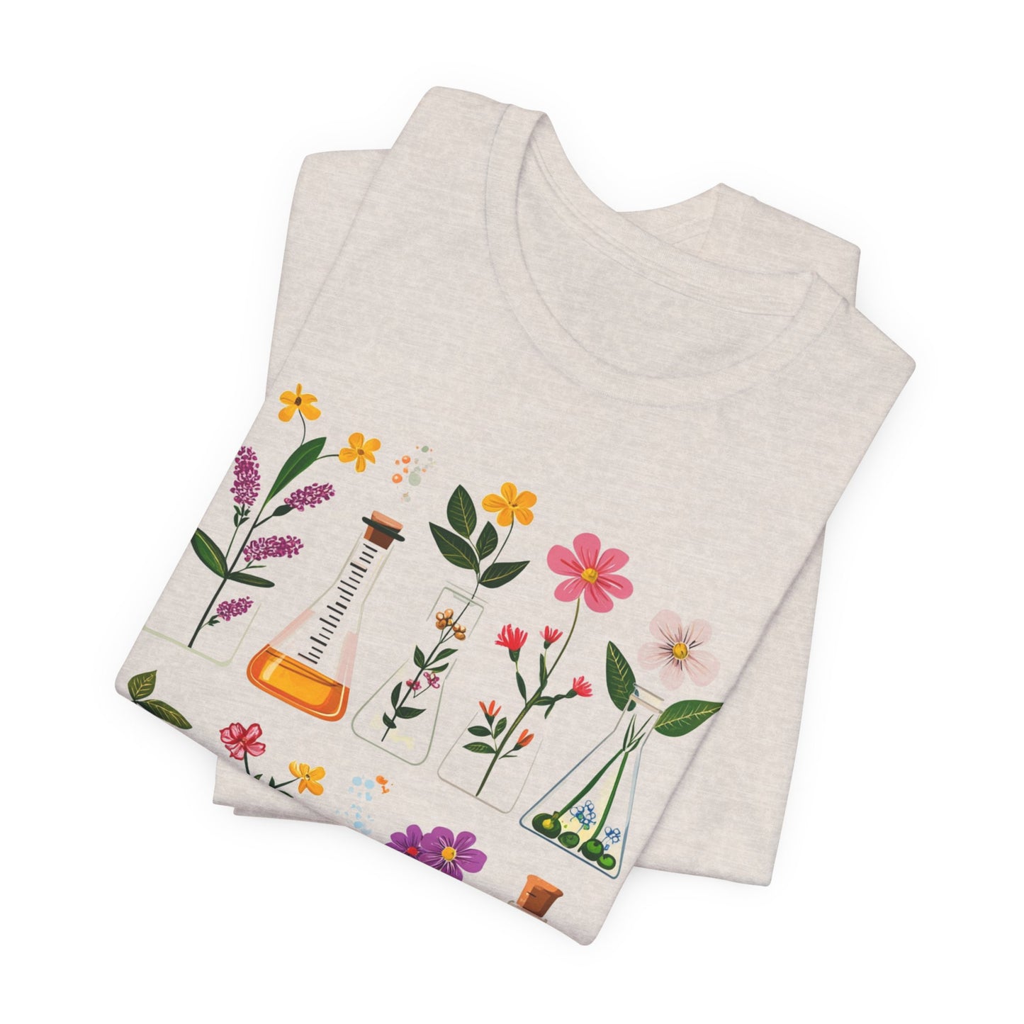 Floral Science Unisex Tee - Perfect for Gardeners & Nature Lovers