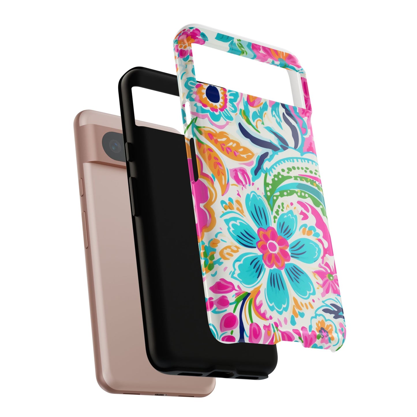 Vibrant Floral Phone Case - Tough & Stylish Protection