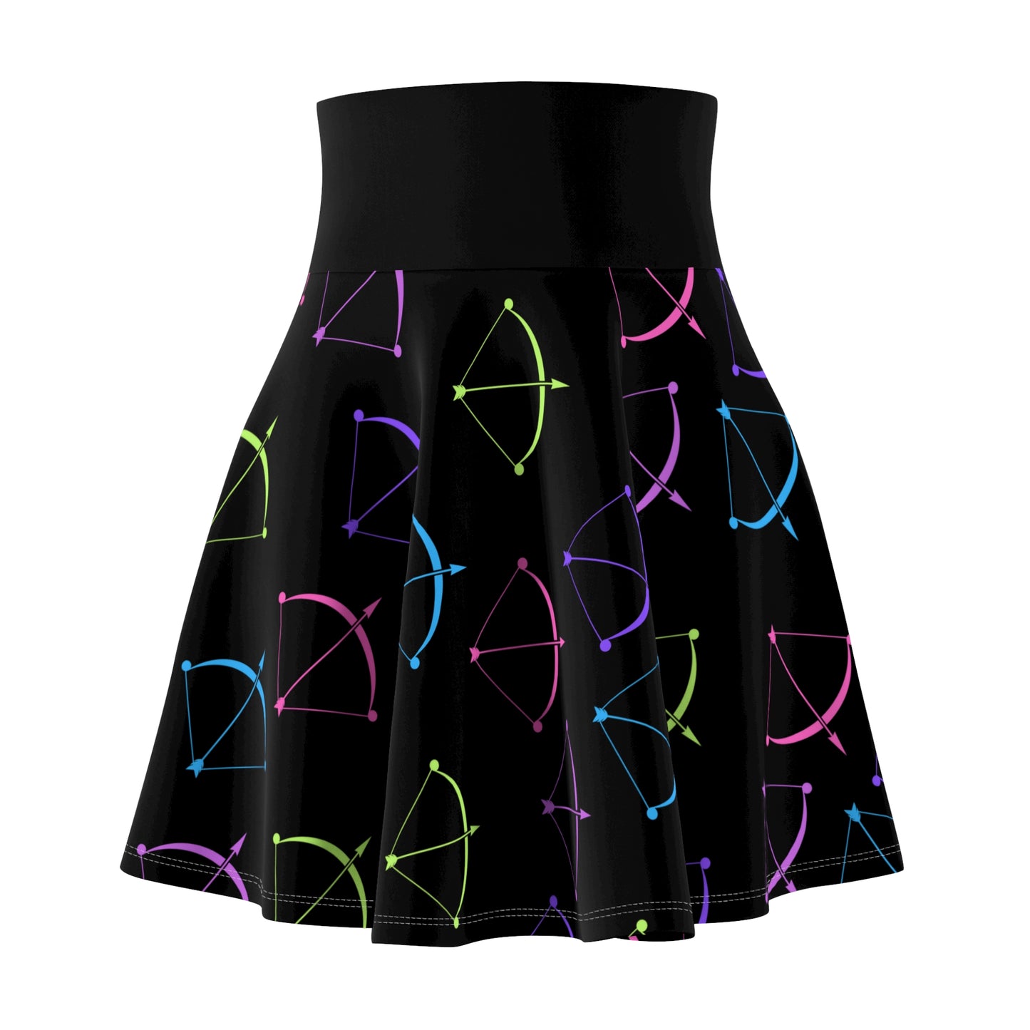 Colorful Archery Skater Skirt