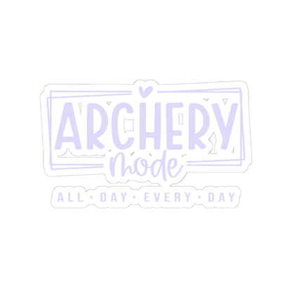 Archery Mode Kiss-Cut Stickers | Perfect for Archers & Enthusiasts | Great for Laptops, Water Bottles, Journals, Gifts