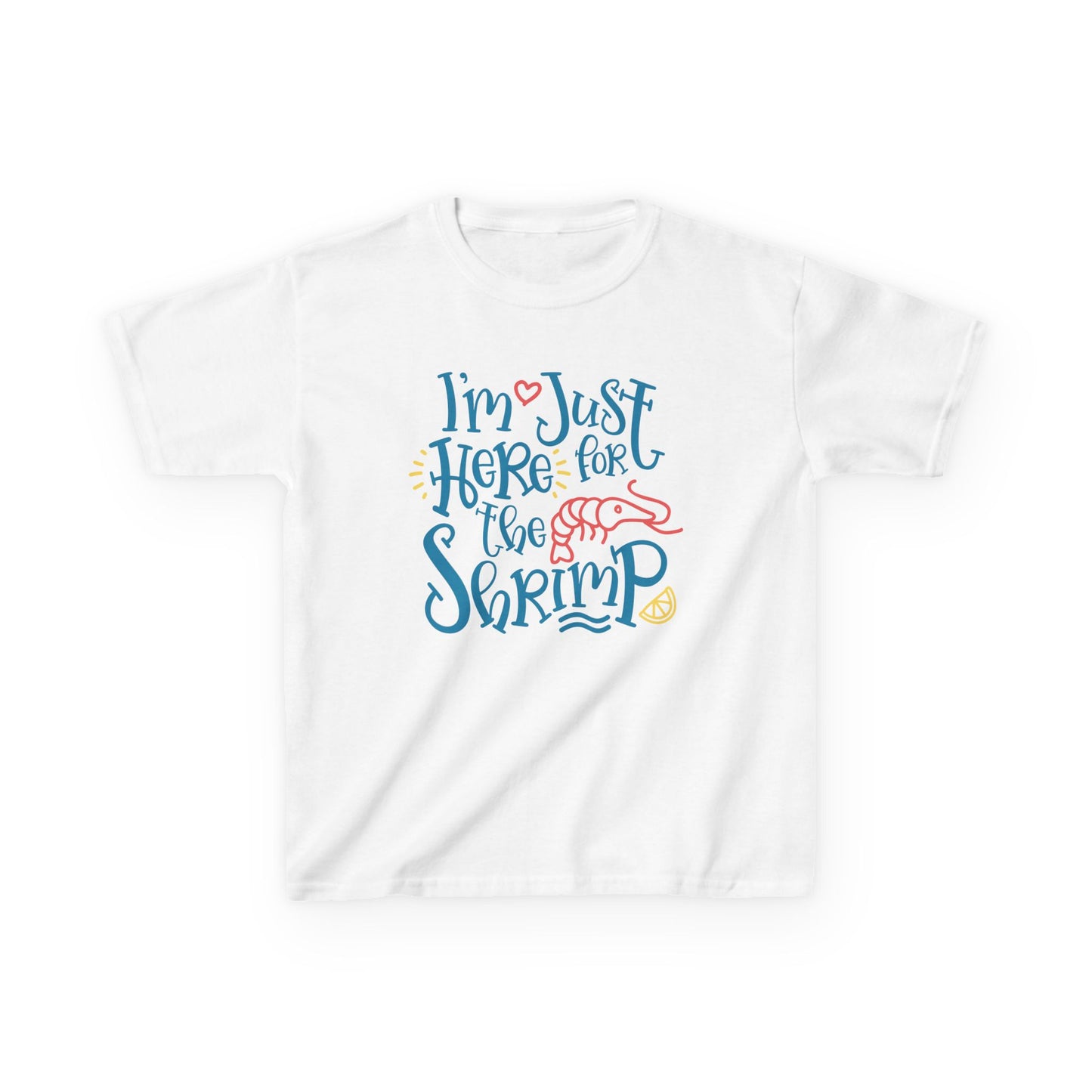 Kids Tee - Cute Summer Shrimp Design